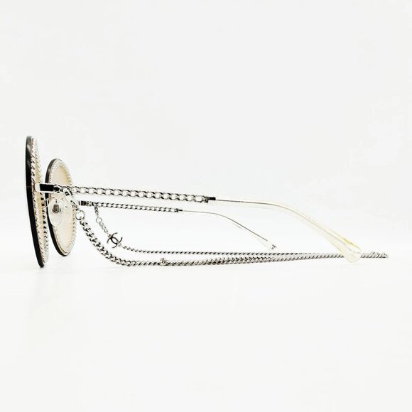 Chanel Sunglasses Women's Silver 479-050425 - Picture 3 of 9